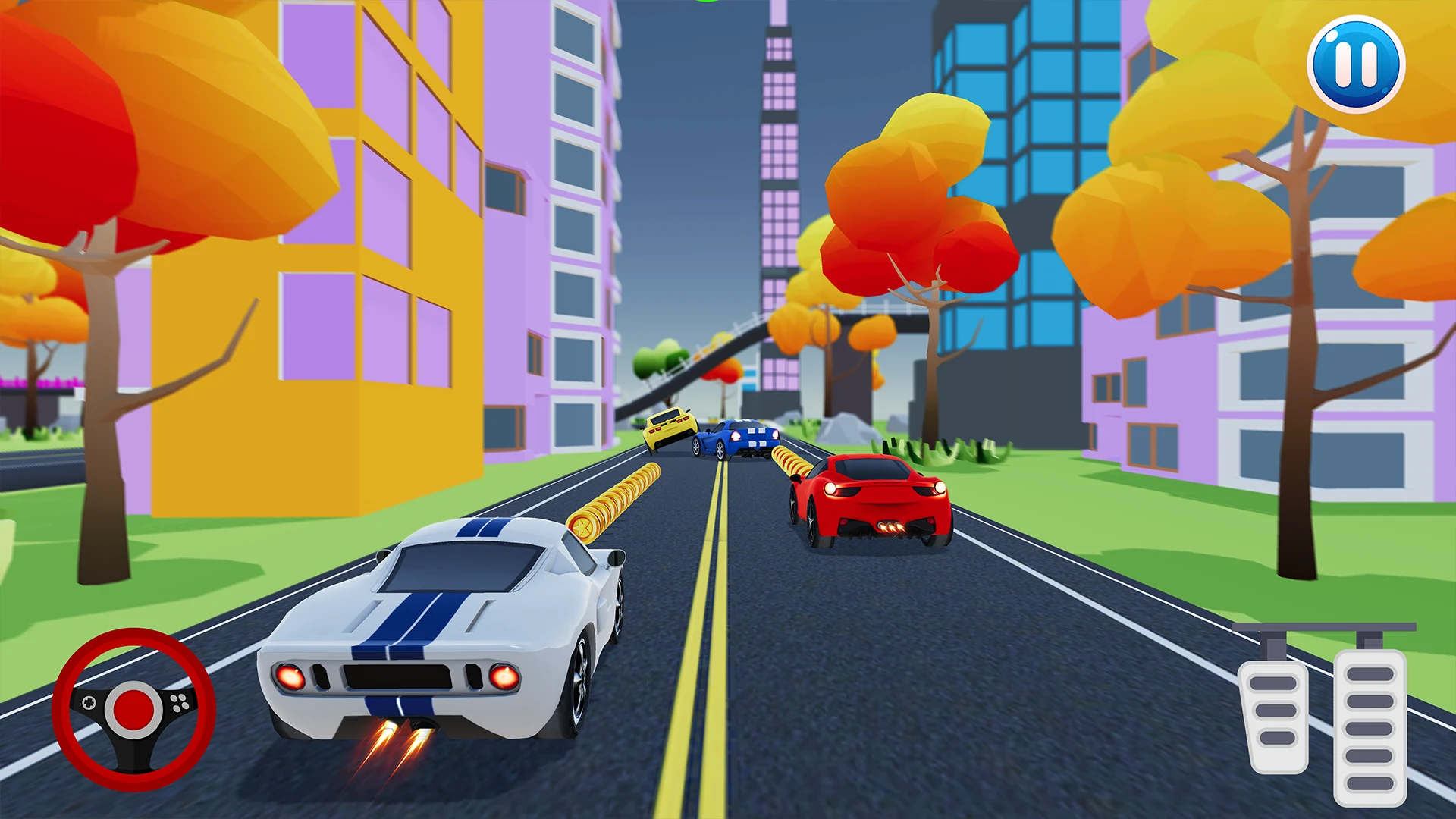 Comic Fun Race - Racing Game screenshot