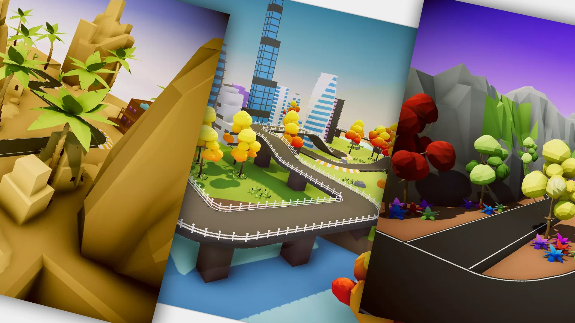 Comic Fun Race - Racing Game screenshot